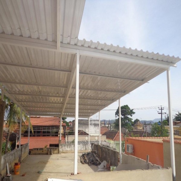 Cobertura para terraço em alumínio