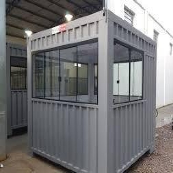 Container guarita com banheiro