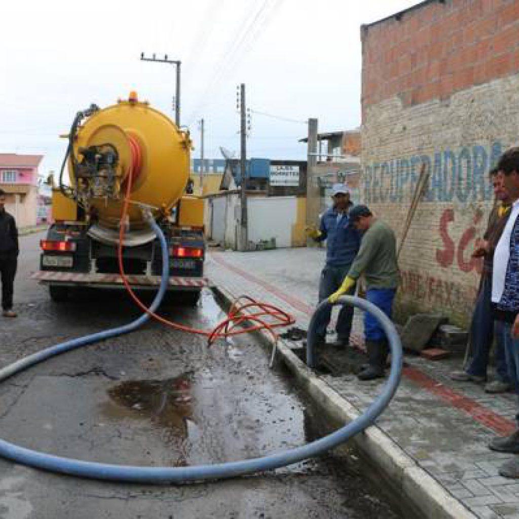 Desobstrução de tubulação