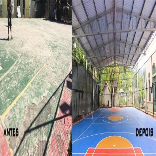 Reformas de quadras poliesportivas
