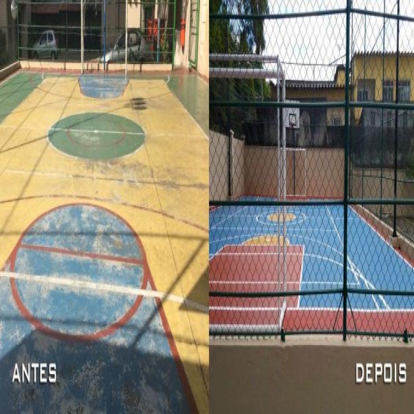 Reformas de quadras poliesportivas