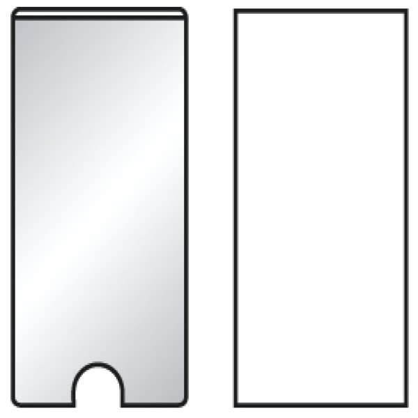 Porta etiqueta dupla face
