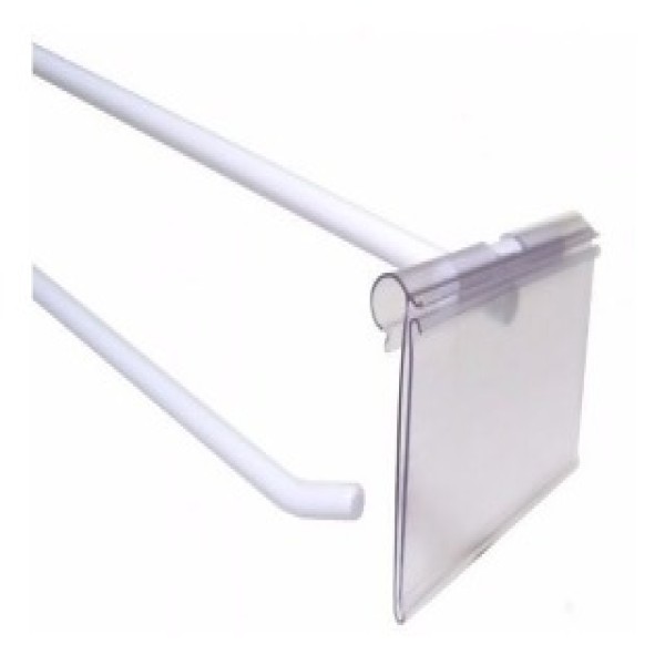 Porta etiqueta gancheira