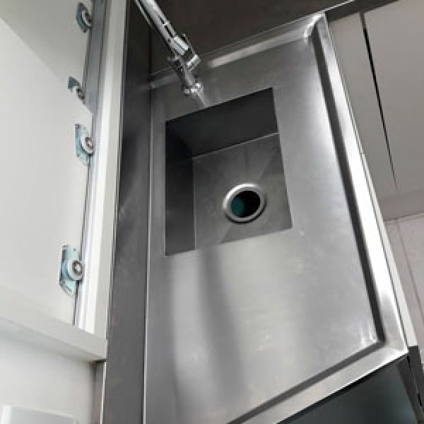 Bancada de inox para laboratório