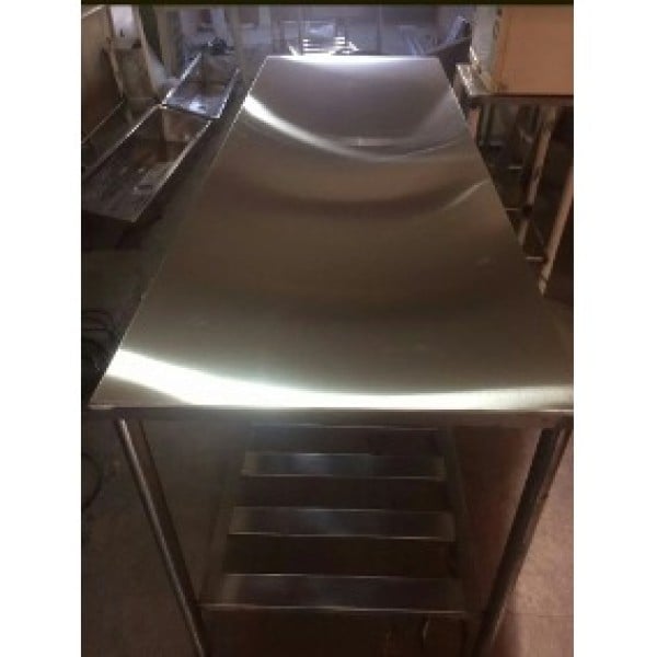 Bancada de inox para laboratório