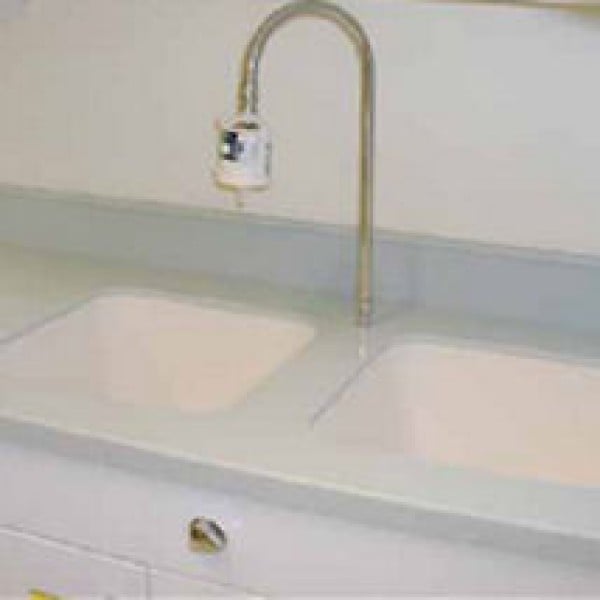 Bancada de inox para laboratório