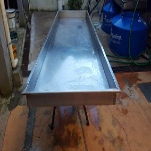 Bancada de inox para laboratório