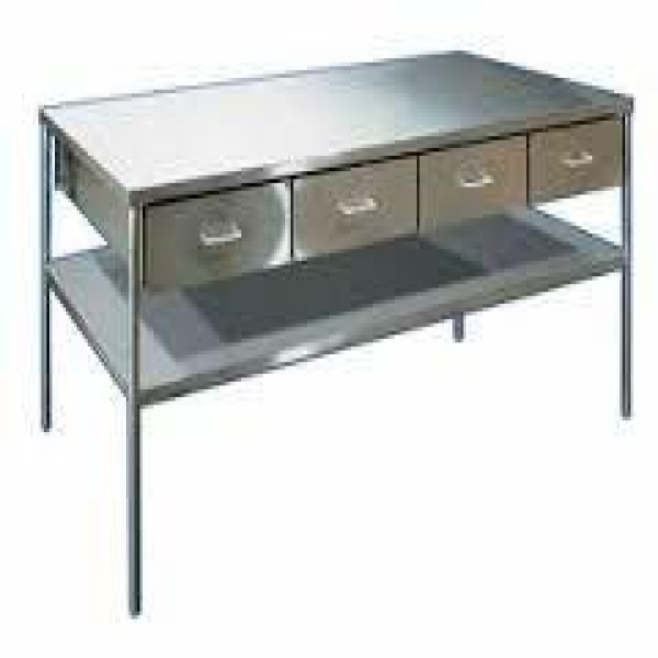 Bancada de inox para laboratório