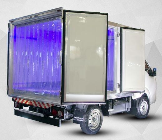 Refrigeração de caminhão baú