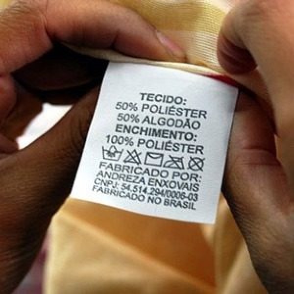 Etiqueta de composição