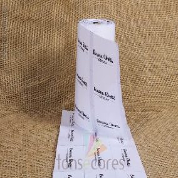Etiqueta de nylon resinado