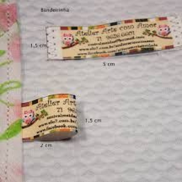 Etiqueta transfer para tecido
