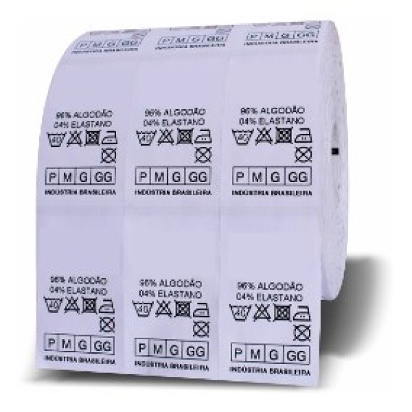 Fabricante de etiquetas de composição nylon