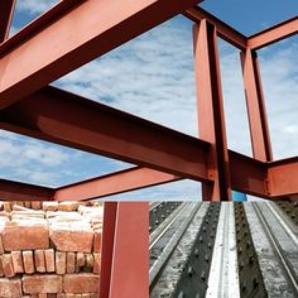 laje steel deck montagem