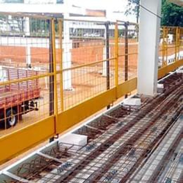 laje steel deck montagem