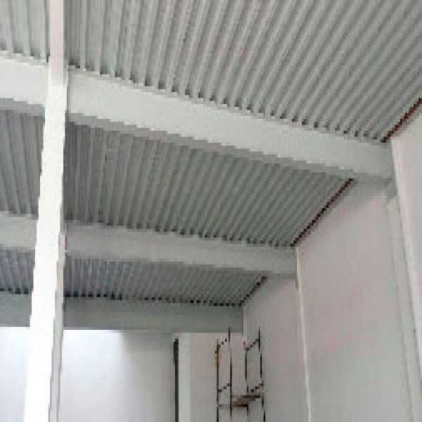 laje steel deck montagem