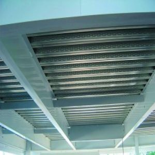 laje steel deck montagem