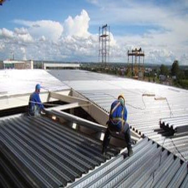laje steel deck montagem