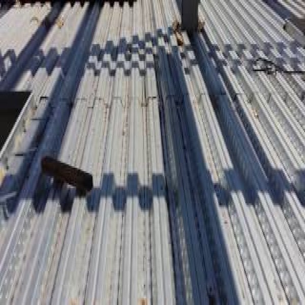 laje steel deck montagem