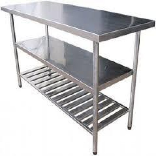 Bancada de inox para laboratório