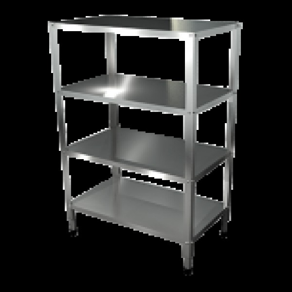 Estante de inox para laboratório