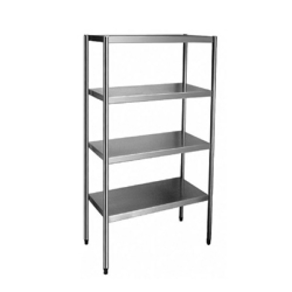 Estante de inox para laboratório