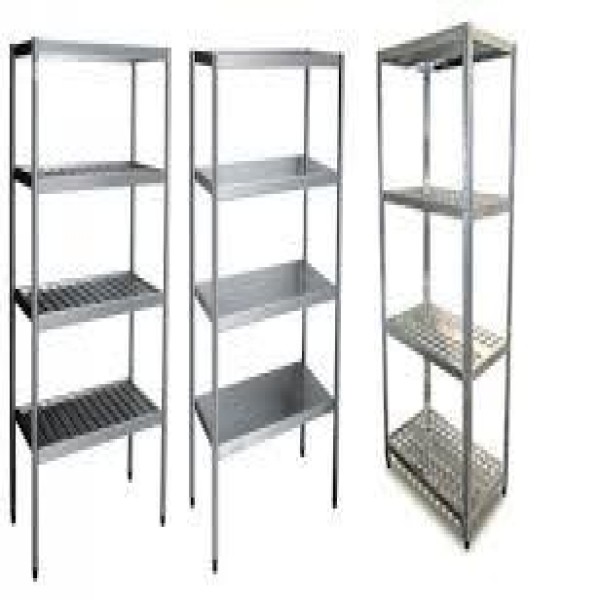 Estante de inox para laboratório