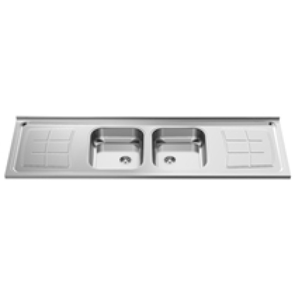 Pia de inox para laboratório