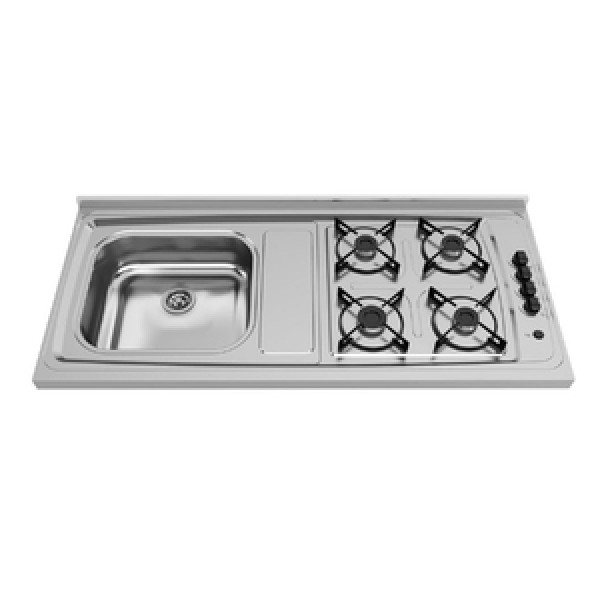 Pia de inox para laboratório