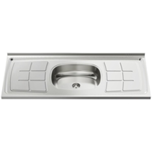 Pia de inox para laboratório