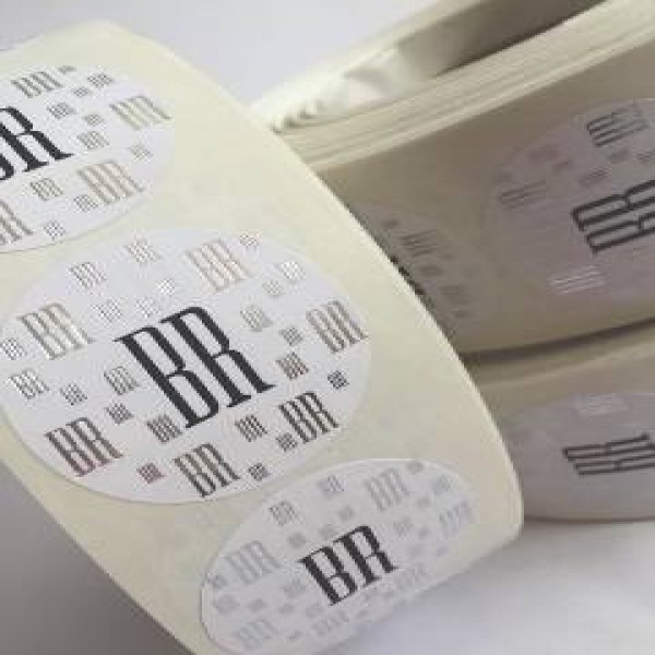Etiqueta adesiva personalizada para presente