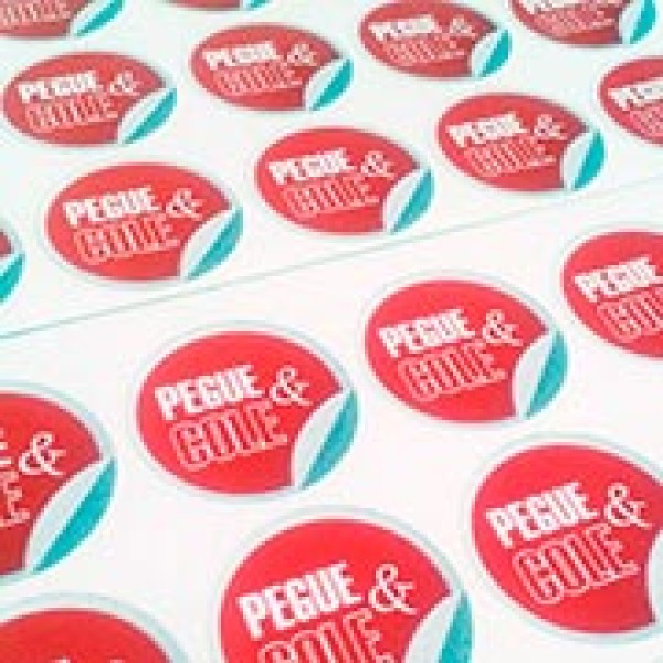 Etiquetas adesivas personalizadas para alimentos