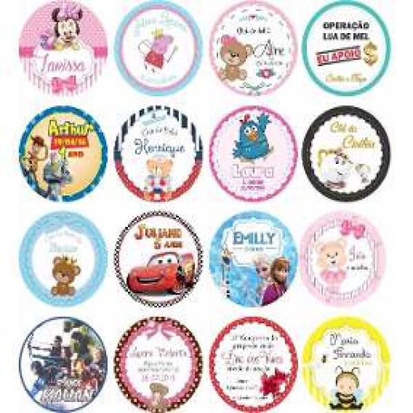 Etiquetas adesivas personalizadas