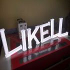 letra caixa com iluminação frontal preço
