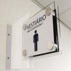 preço placa acrílico