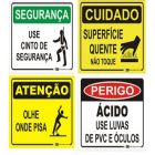 placa sinalização de segurança para comprar