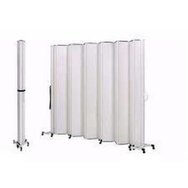 Biombo com cortina hospitalar