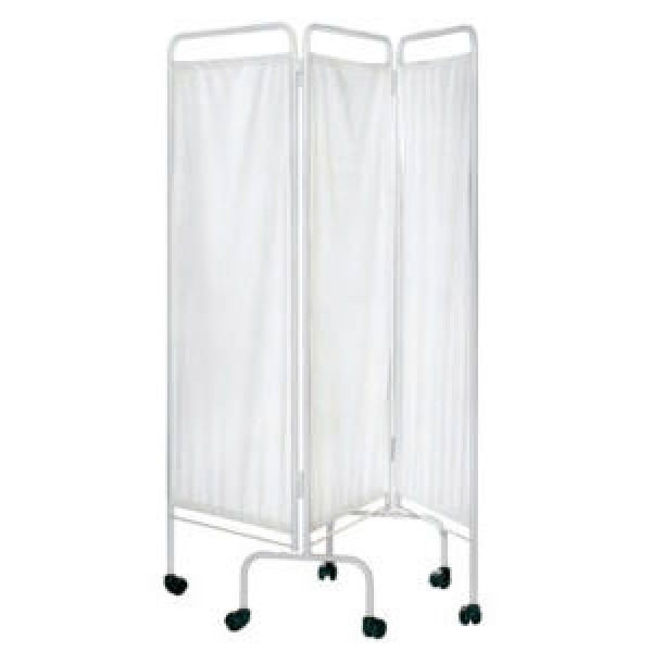 Biombo com cortina hospitalar