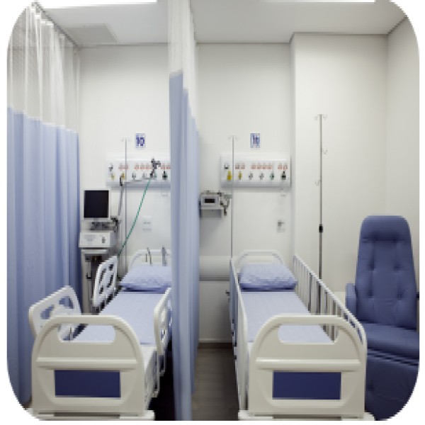 Biombo para leito hospitalar Cortina