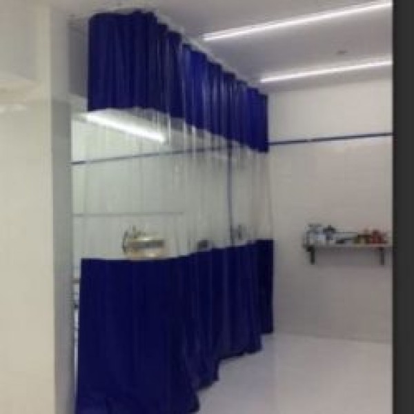 cortina cabine de pintura