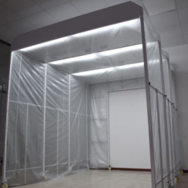 cortina cabine de pintura