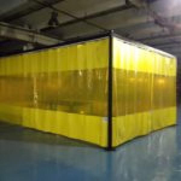 cortina cabine de pintura