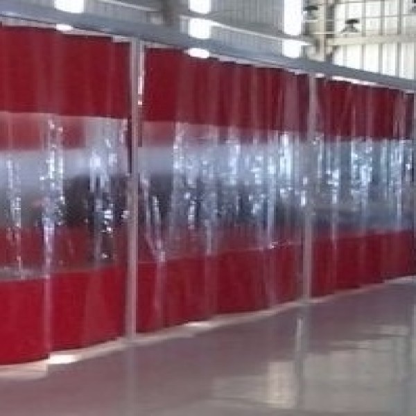 cortina cabine de pintura