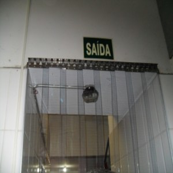 cortina de PVC para açougue