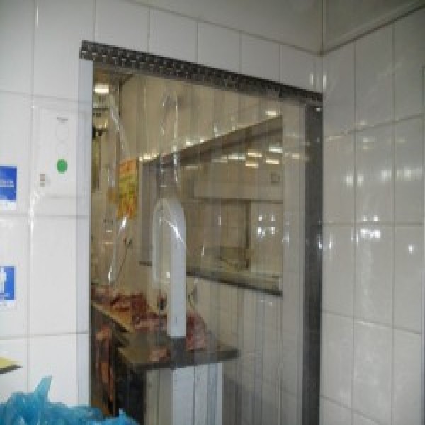 cortina de PVC para açougue
