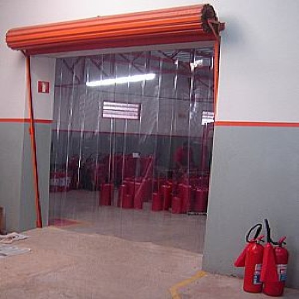 cortina de PVC para açougue