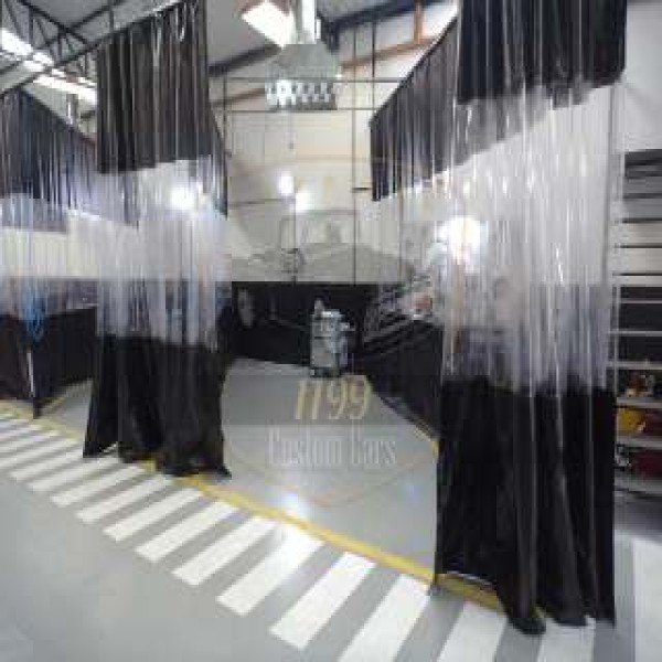 cortina de pvc para cabine de pintura