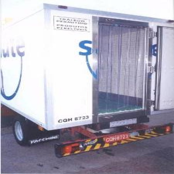 cortina de PVC para caminhão refrigerado