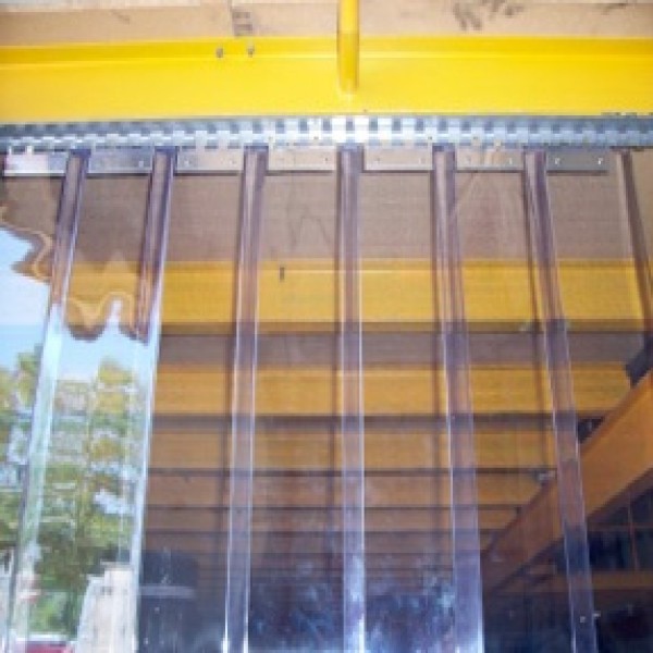 cortina de PVC transparente para câmaras frigoríficas
