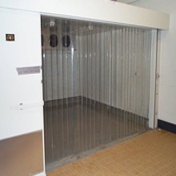 cortina de PVC transparente para câmaras frigoríficas